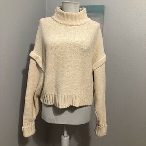 Urban Outfitters Cream Turtleneck Sweater